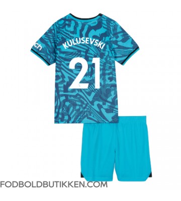 Tottenham Hotspur Dejan Kulusevski #21 Tredjetrøje Børn 2022-23 Kortærmet (+ Korte bukser)